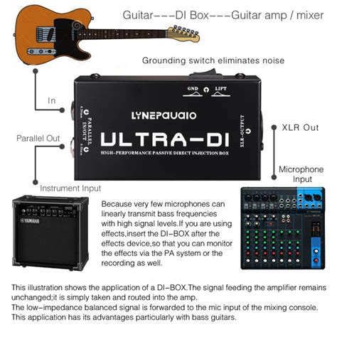 active or passive di box for electric guitar|active vs passive direct box.